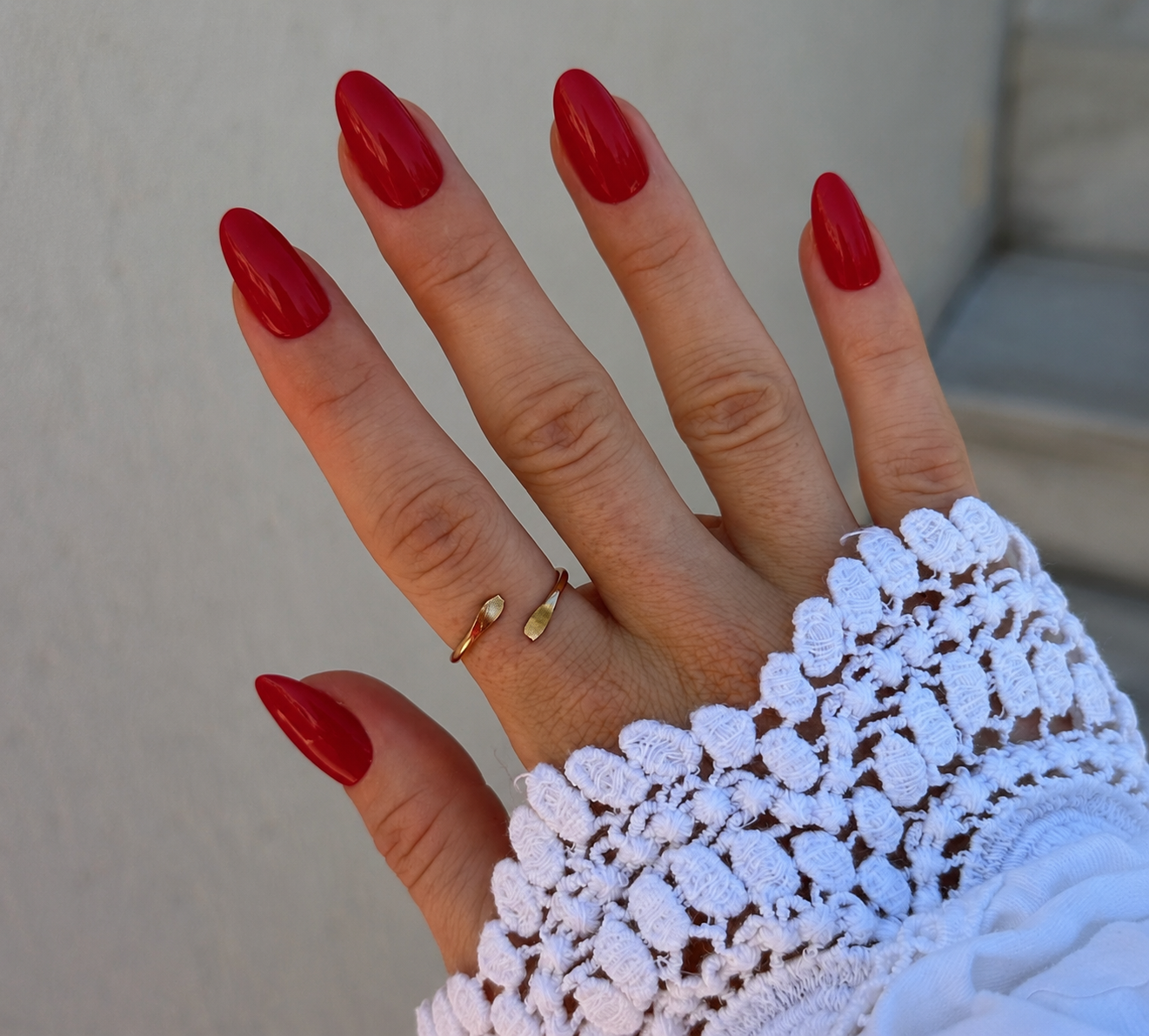 Gel Nail Wraps Perfect Red 20pcs - JACKY M.