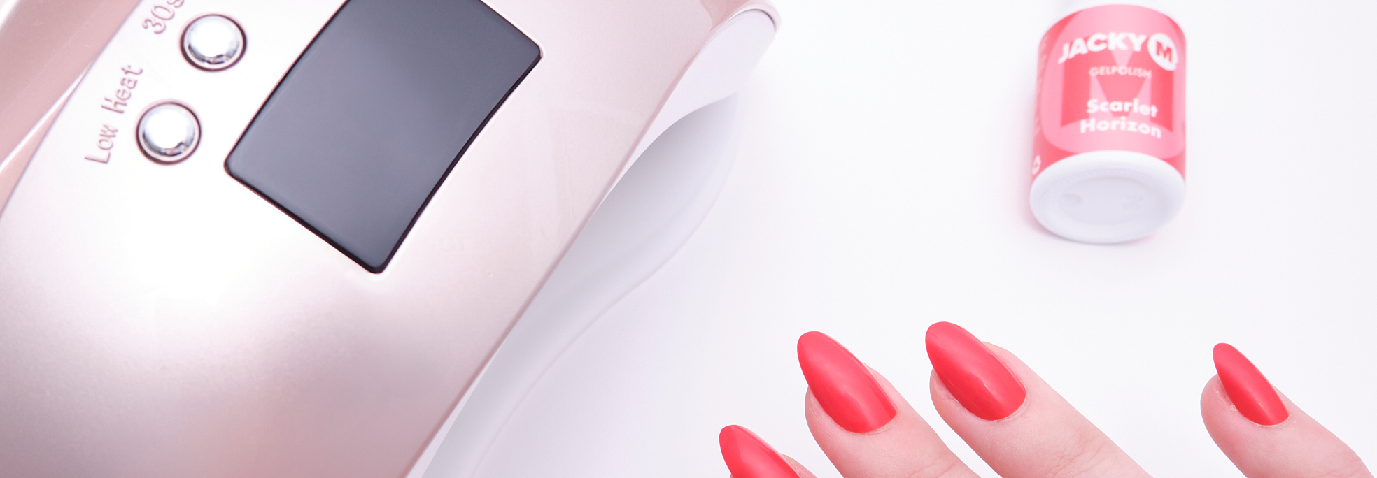 Starter set for at-home gel nails including UV lamp for Gel Nail Wraps or Gelpolish