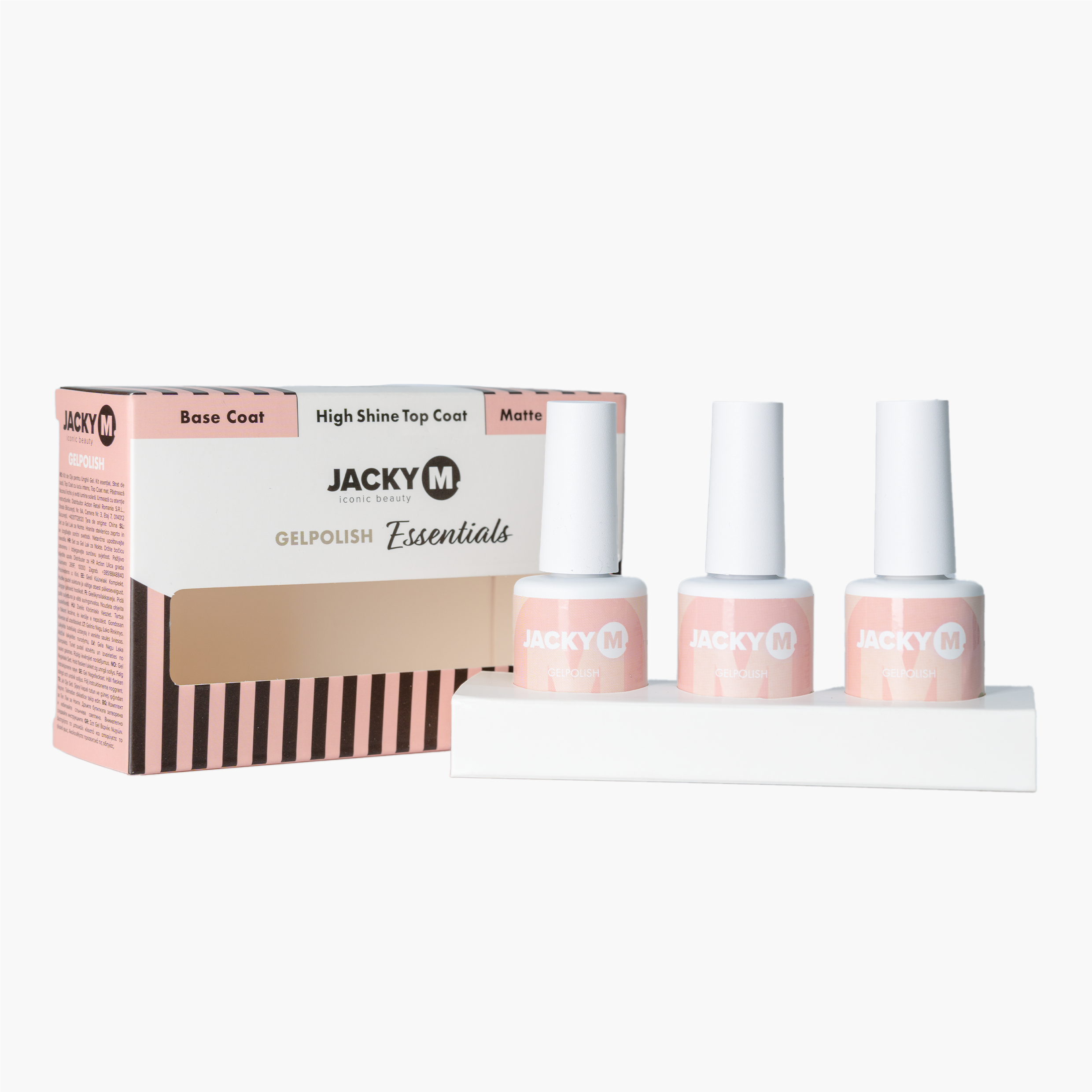 Gelpolish Kit Essentials: Topcoat & Basecoat - JACKY M. - JACKY M. Iconic Beauty