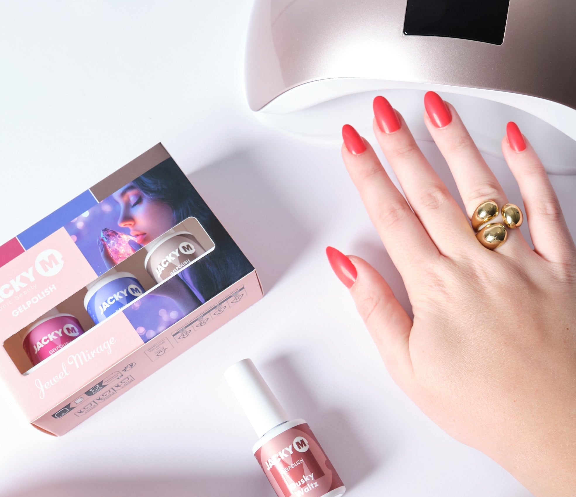 UV/LED Curing Lamp for Gelpolish and Gel Nail Wraps JACKY M.