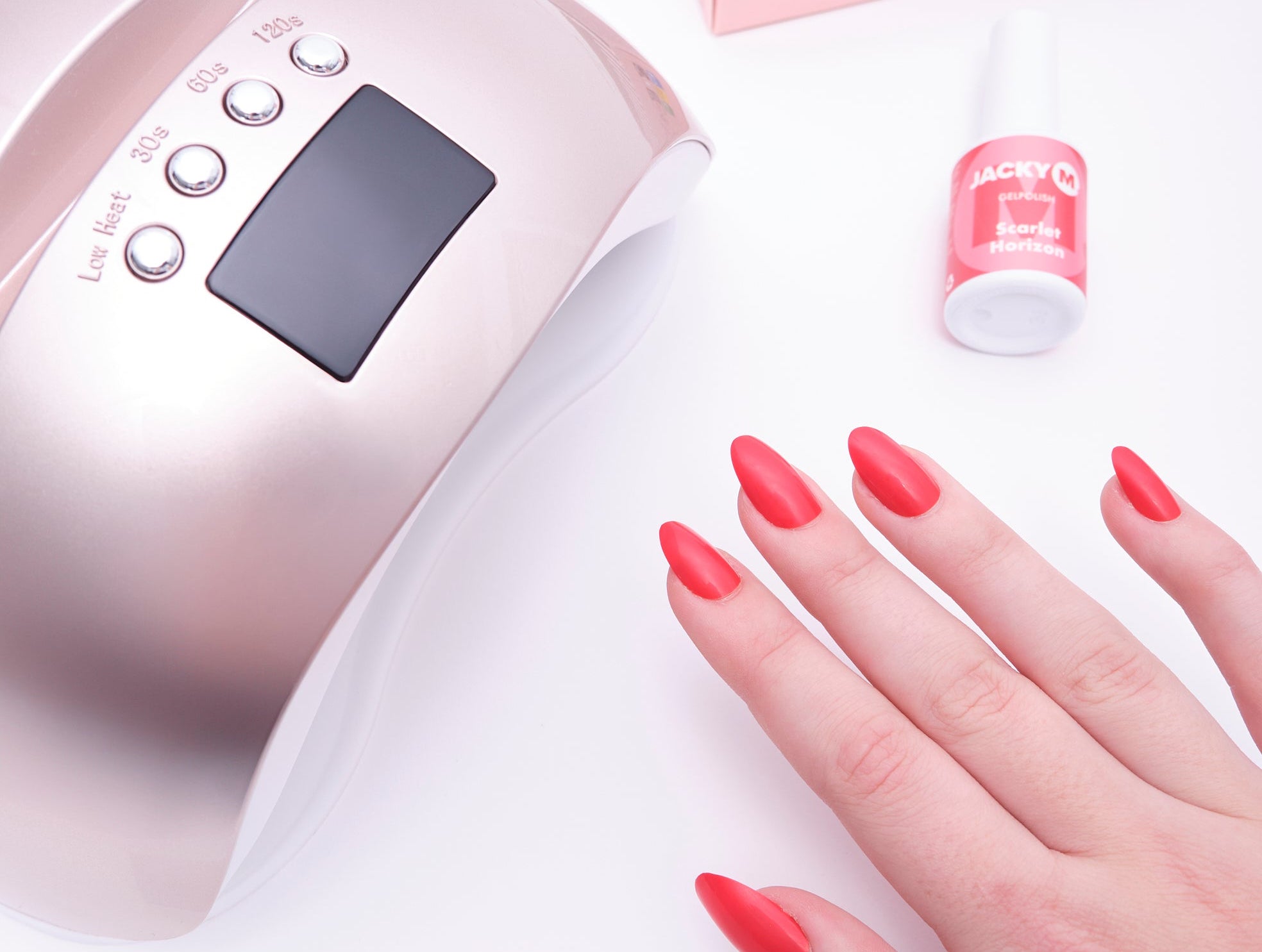 Starter set for at-home gel nails including UV lamp for Gel Nail Wraps or Gelpolish