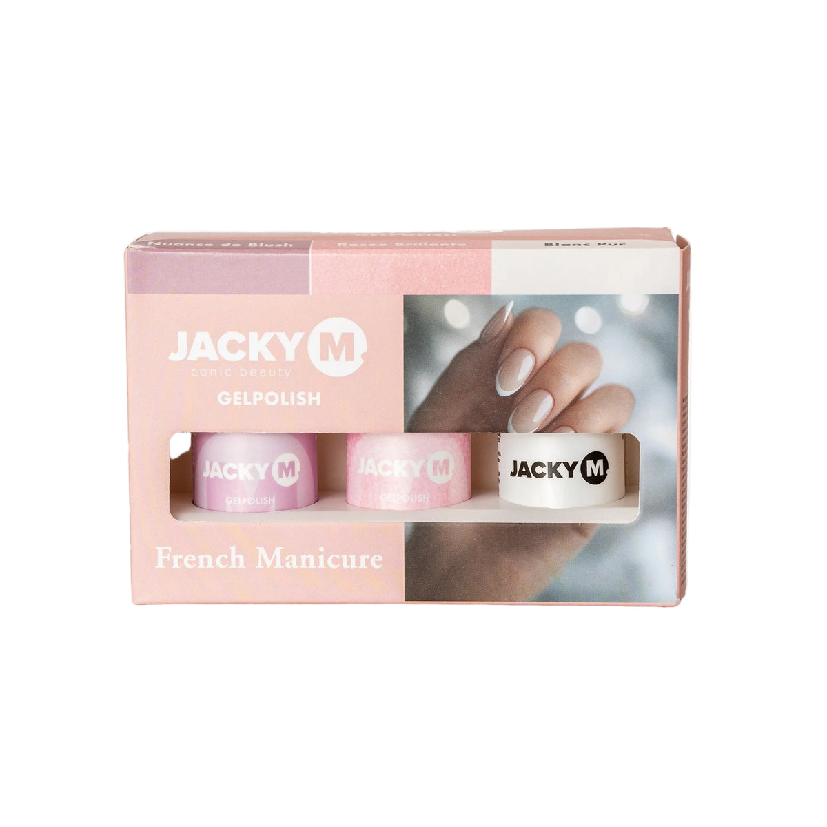 Gelpolish Kit French Manicure - JACKY M. (Rubber Base) - JACKY M. Iconic Beauty