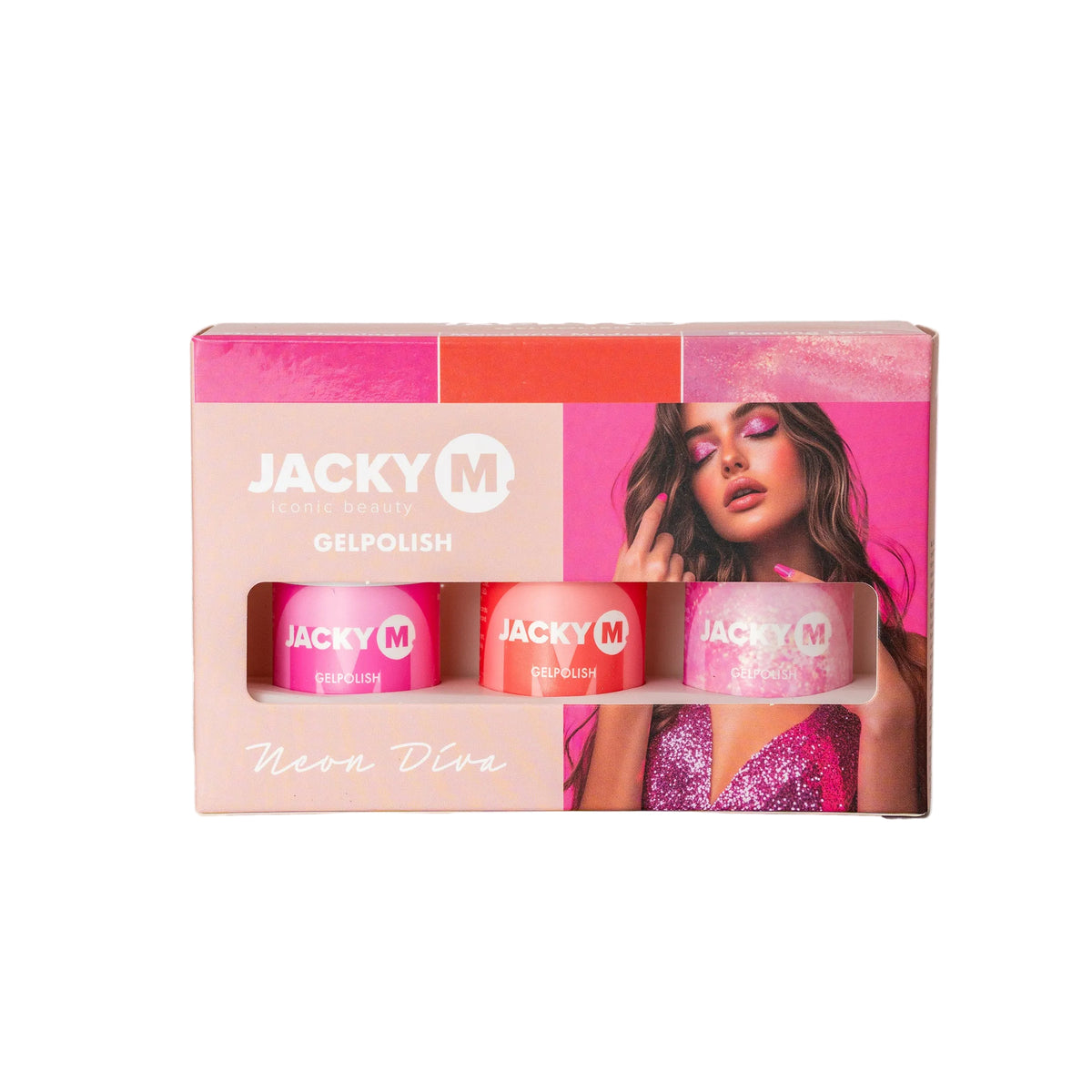 Gelpolish Kit Neon Diva - JACKY M. (Glitter) - JACKY M. Iconic Beauty