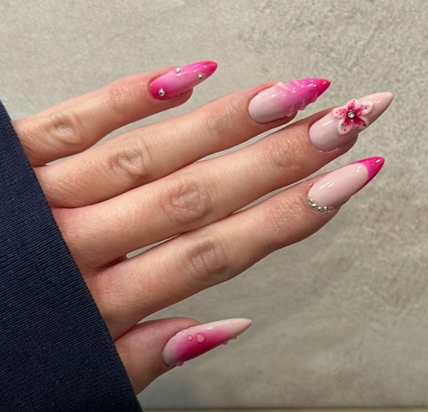 Gelpolish Nail Art look