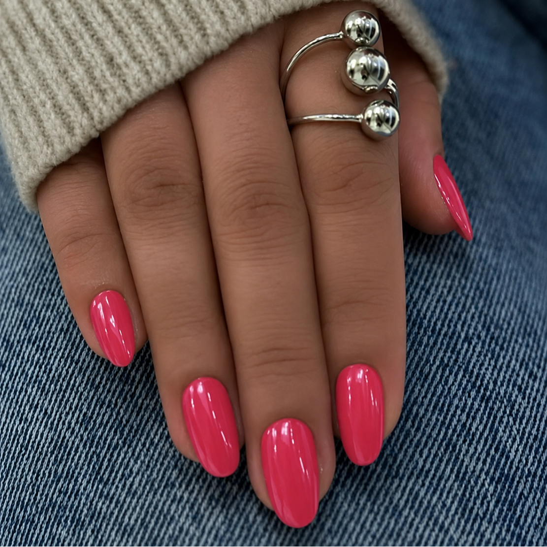 JACKY M. Gel Nail Wraps Raspberry Rush 20pcs