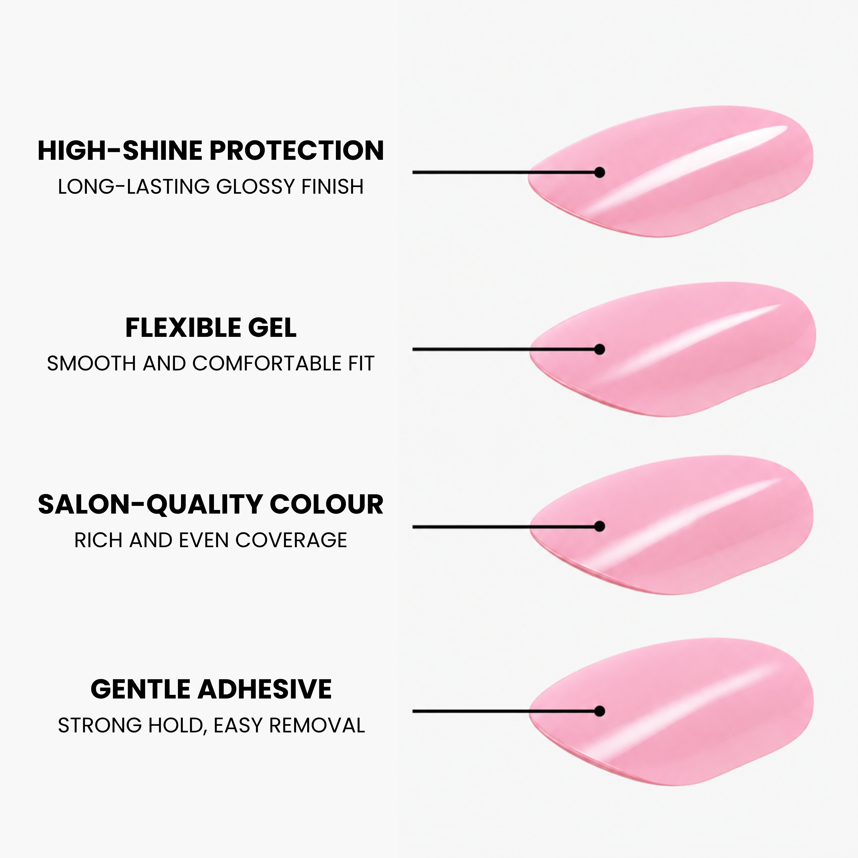 Gel Nail Wraps Layers