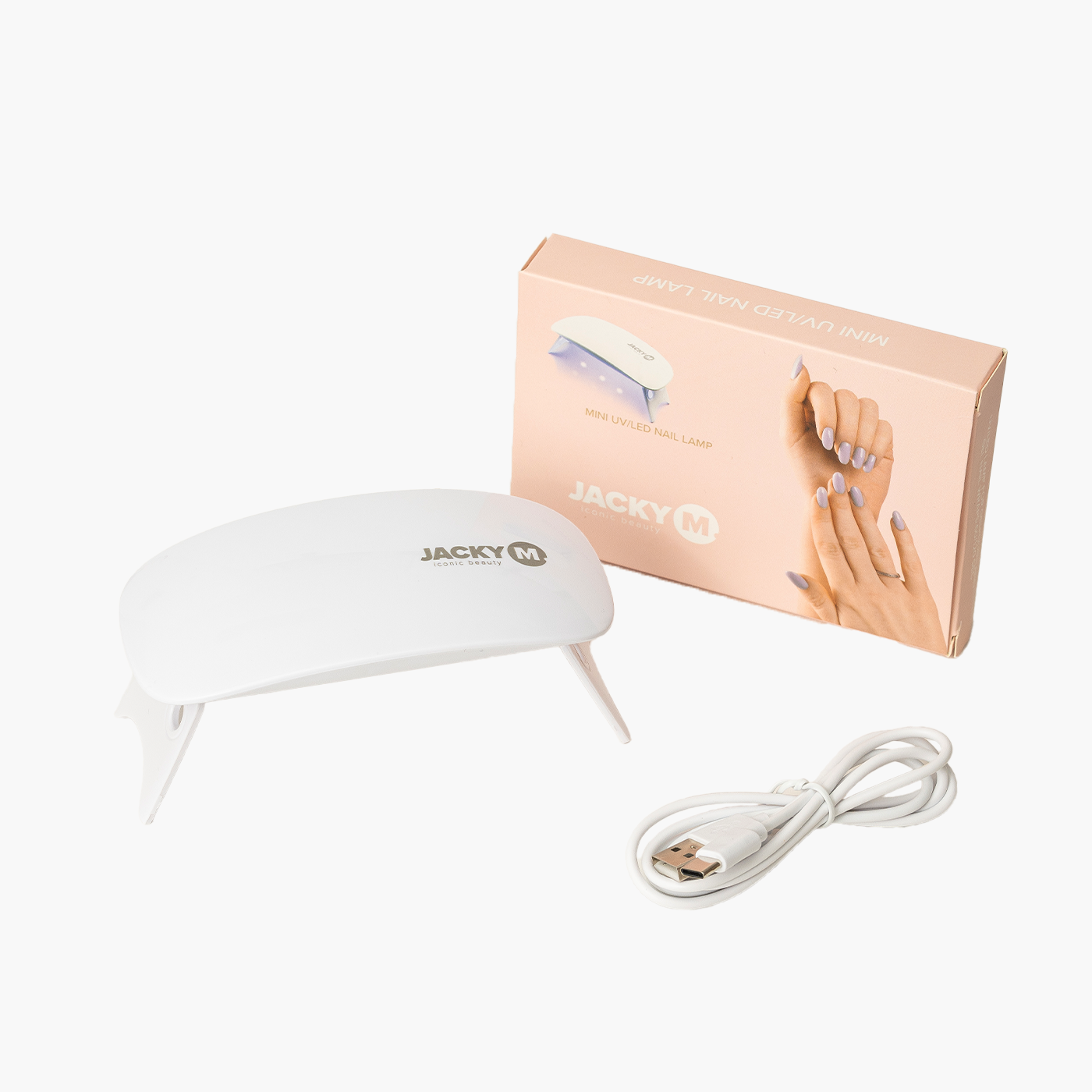 JACKY M. Gel pour ongles rose éclatant, 20 pièces