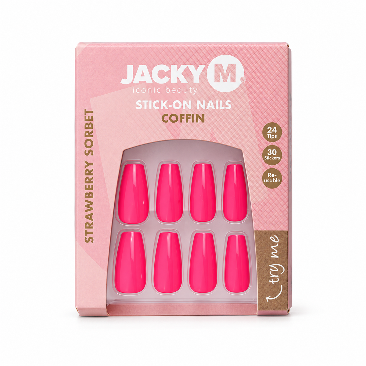 Plaknagels Strawberry Sorbet - JACKY M. 